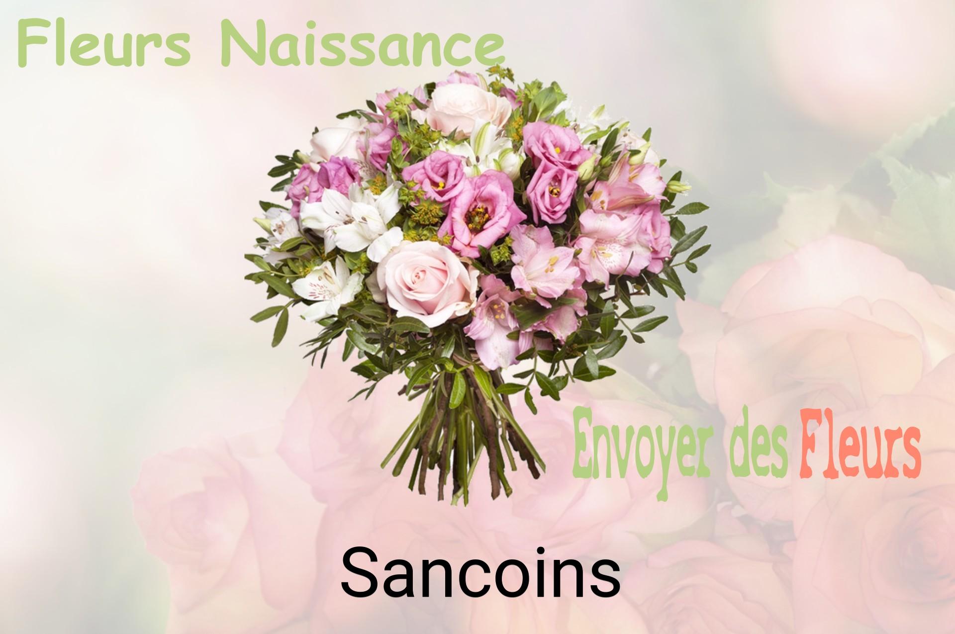 Bouquet de fleurs de naissance livré à Sancoins